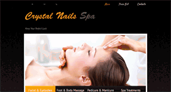 Desktop Screenshot of crystalnailspainc.com